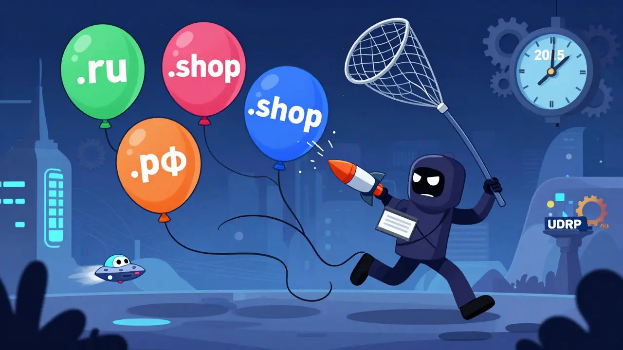 Владелец бренда гонится за киберсквоттером, который уносит домен в цифровом пространстве.