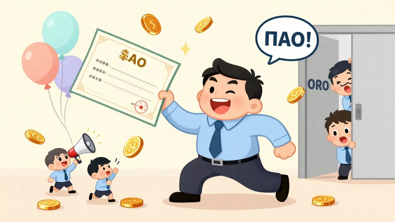 Акционерное общество (АО): виды, особенности и отличия от ООО