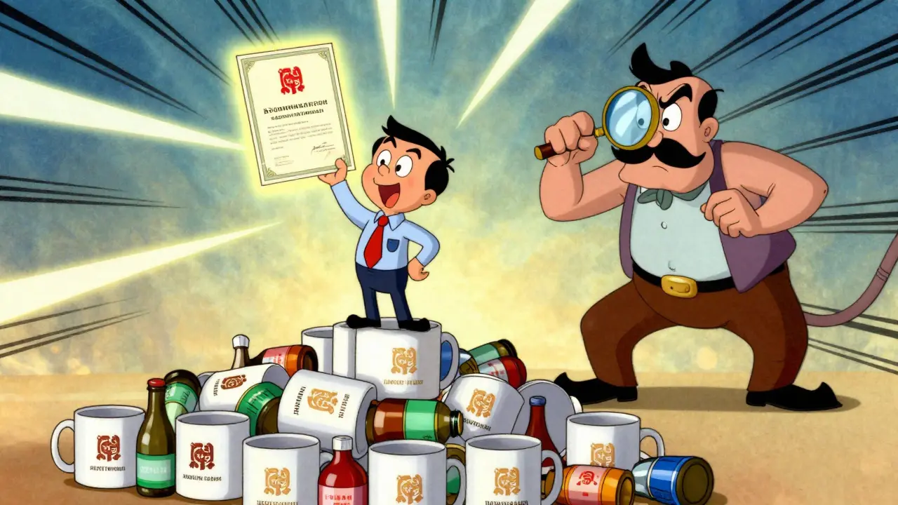 Предприниматель защищает свой уникальный дизайн от копий с помощью патента.