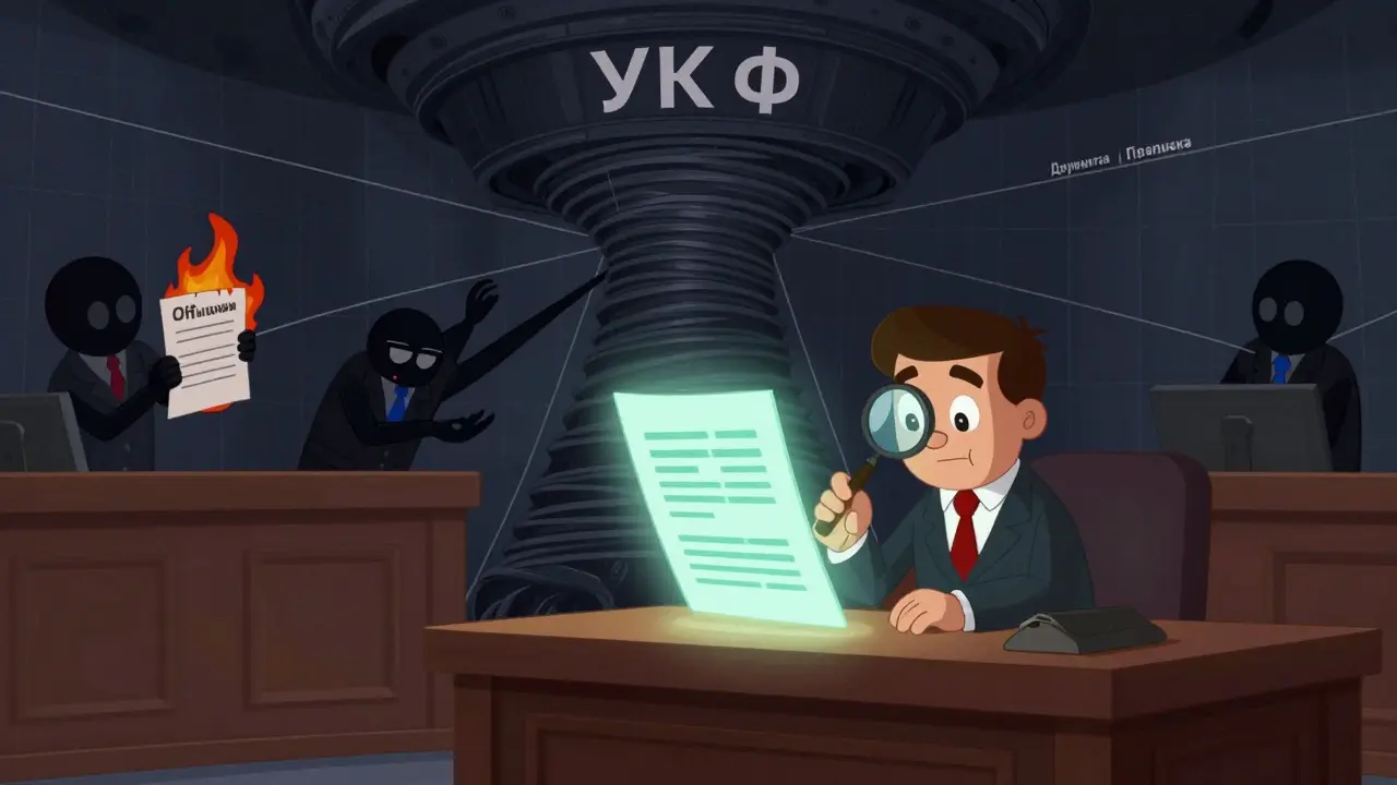 Судебный процесс с цифровыми доказательствами, затягивающими виновных в vortex закона.