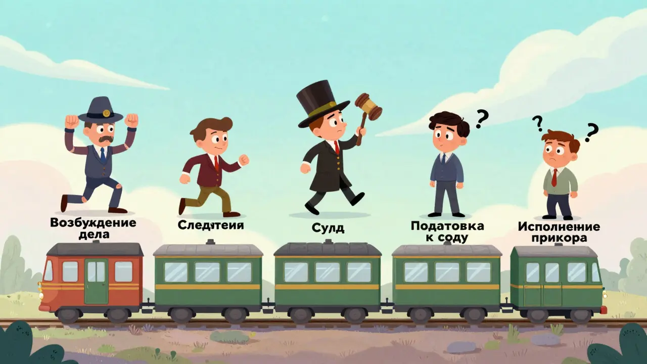Уголовный процесс: стадии и участники в России - что происходит на каждом этапе