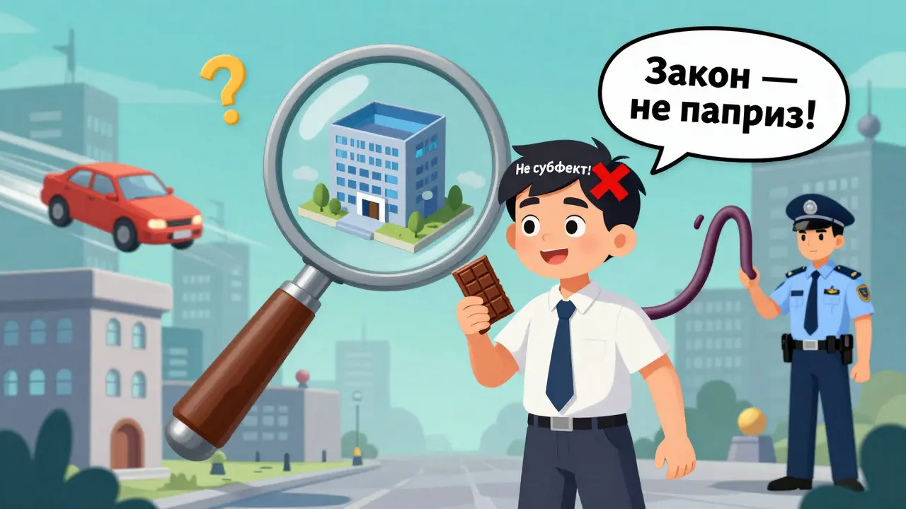 15-летний мальчик с шоколадкой, над которым красный крест — он не субъект административного правонарушения.