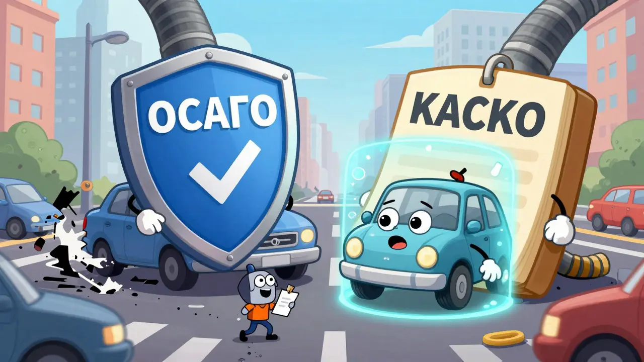 КАСКО и ОСАГО: основные отличия и как работают выплаты при ДТП