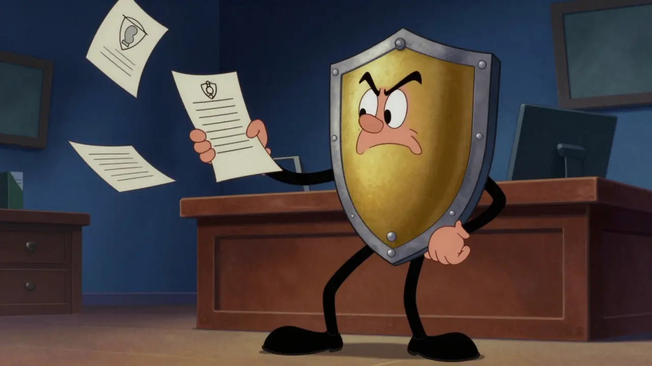 Человек с документами оспаривает арест имущества