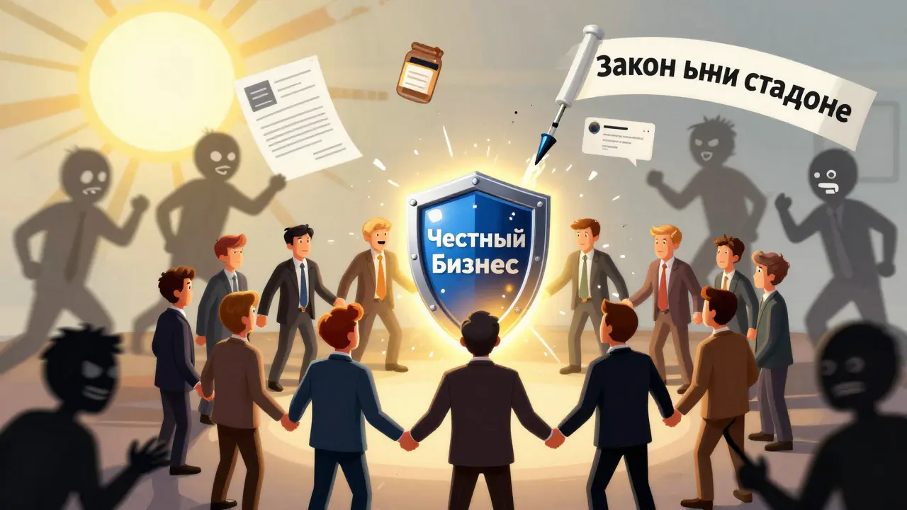 Честные предприниматели защищают свой бренд от подделок и обмана, объединившись под щитом честности.