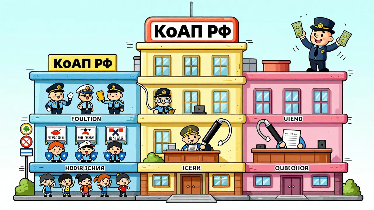 Кодекс об административных правонарушениях (КоАП РФ): структура и основные разделы