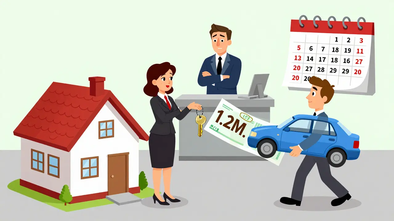 Женщина получает большую долю квартиры как компенсацию за долг, муж платит кредит, банк отказывается переоформлять.