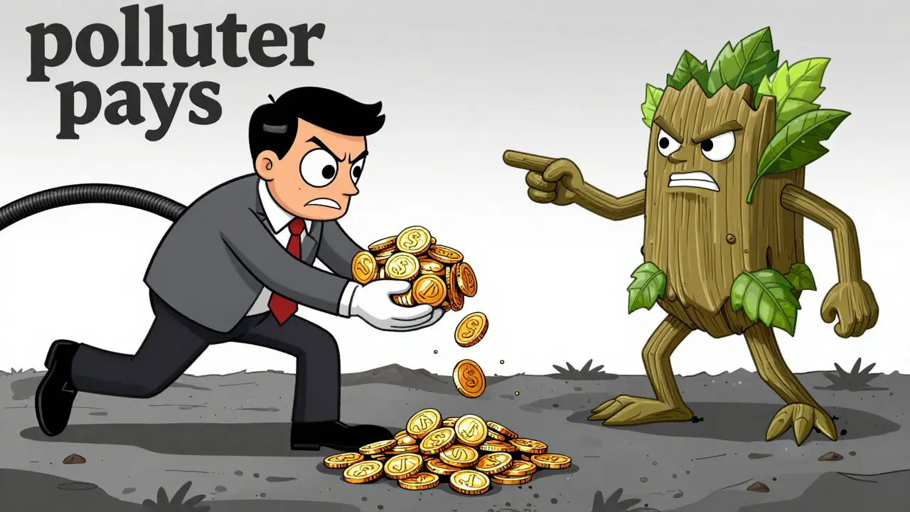 Бизнесмен выплачивает компенсацию за экологический вред природе