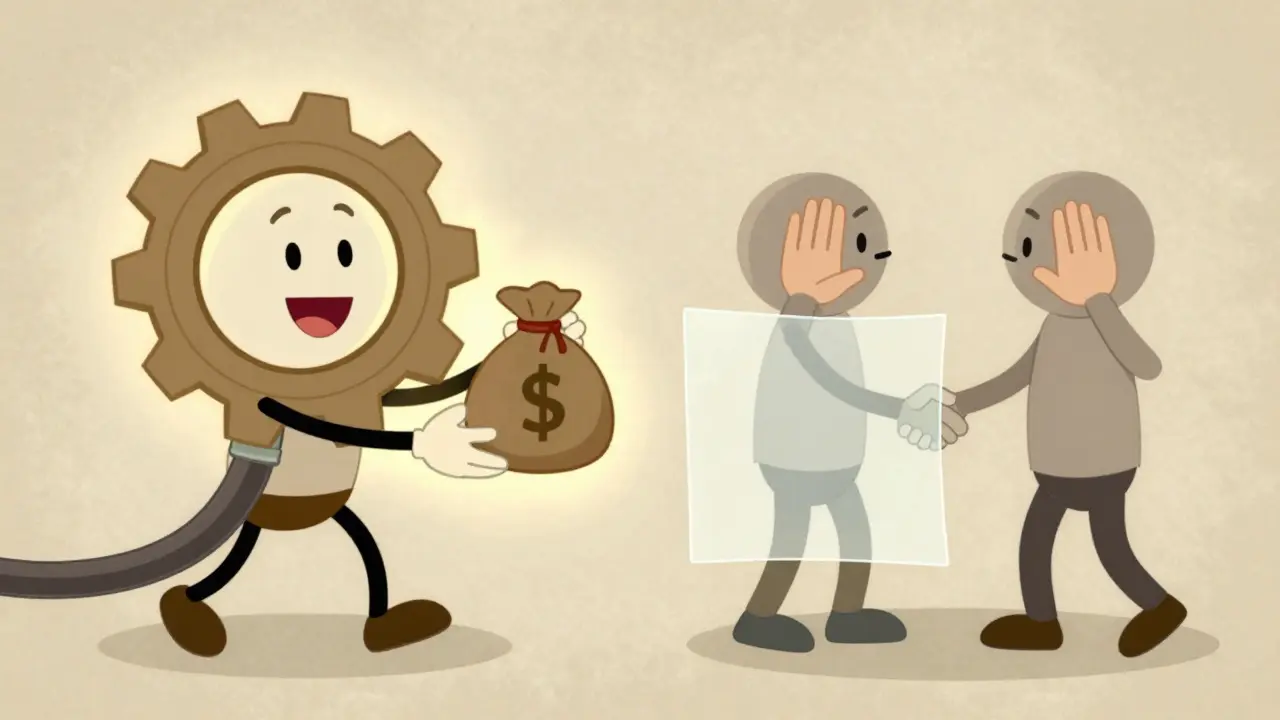 Сравнение реальной сделки с передачей товара и мнимой сделки-обмана в стиле резинового шланга.