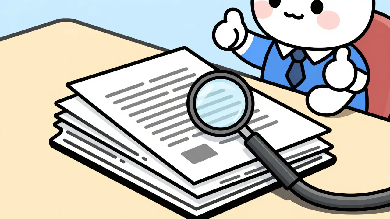 Персонаж проверяет документы для оформления вычета