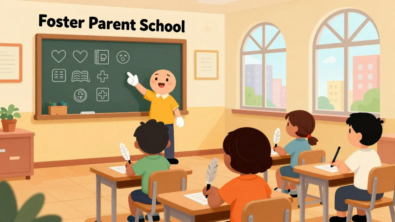 Учебный класс для будущих приемных родителей